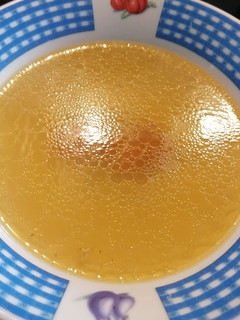Una foto de 98. Caldo de pollo con verduras deshidratadas