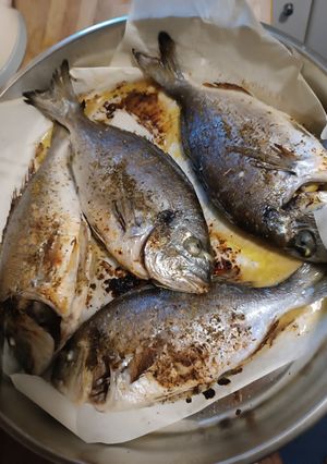 Φωτογραφία της συνταγής Τσιπούρες στον φούρνο 🐟