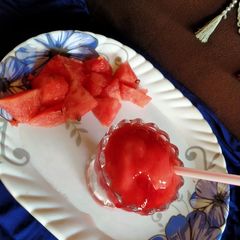 A picture of Watermelon salsa.