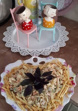 عکسی از دستور سالاد ماکارونی