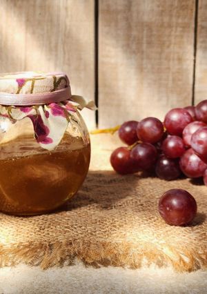 Una foto de 🍇 Mermelada de uvas 🍇