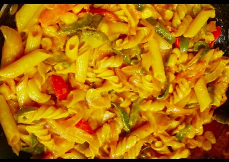 Recipe of Perfect Vegetables Pasta