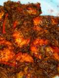 স্বল্প উপকরণে চিংড়ি মাছের দোপেয়াজা |Prawn fish dopeyaja recipe