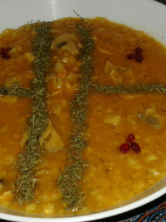 عکسی از دستور سوپ قارچ