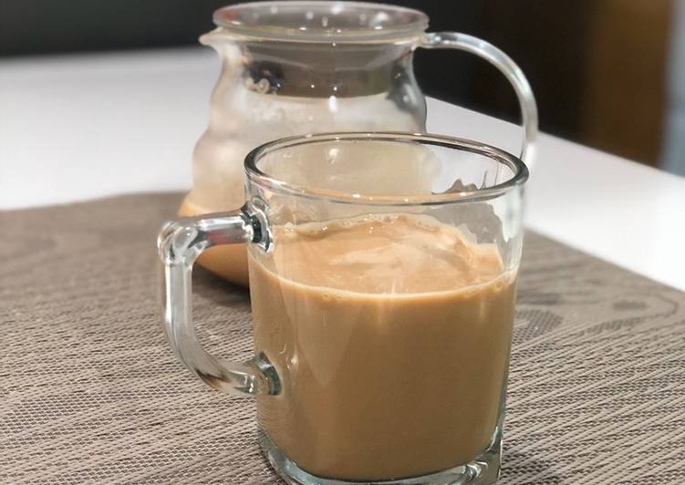 Cara masak Es Kopi susu gula aren/ es kopi kekinian  yang Sedap