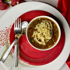 A picture of Manchow Soup.