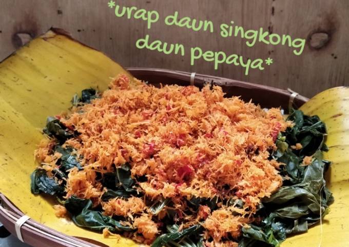 Resep Urap Daun Singkong Daun Pepaya Oleh Ati Dewanthi Cookpad