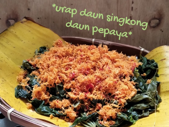 Resep *urap daun singkong daun pepaya* Anti Gagal