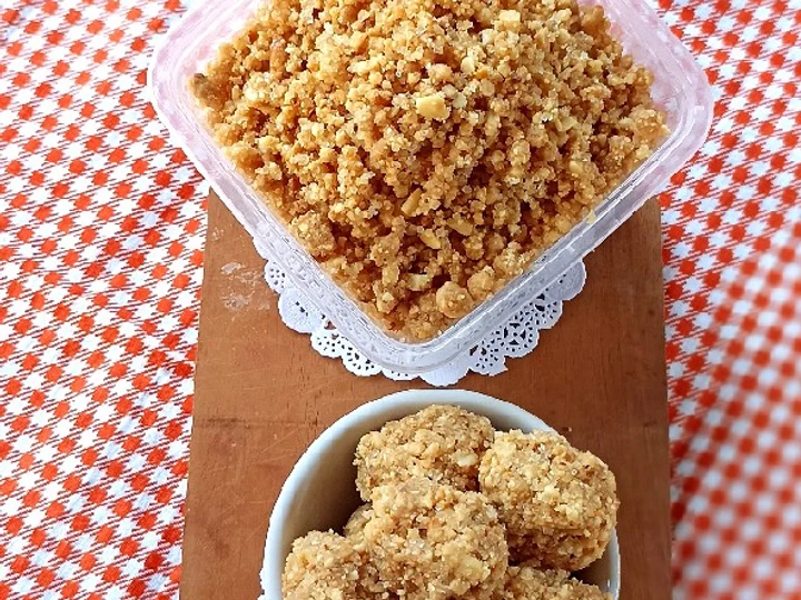 Langkah Gampang Membuat Resep Isian Kacang Tanah (untuk bakpao, mochi, ronde, roti) yang Uenak Anti Ribet, Lezat Sekali