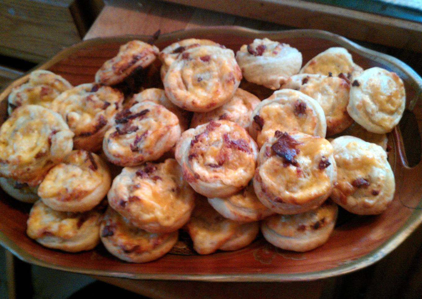 Tinklee's Bacon & Cheese Pinwheels