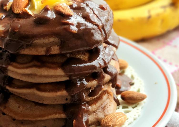 Cara Gampang mengolah Pancake coklat Anti Gagal