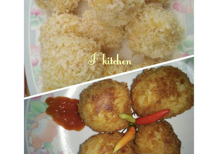 Resep masakan PomPom nasi mozarella | Bahan Membuat PomPom nasi mozarella Yang Bikin Ngiler