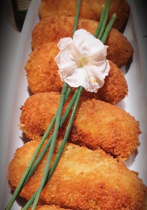 Foto principal de Croquetas veggie de batata y calabacín