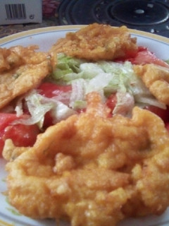 Una foto de Tortillitas de bacalao