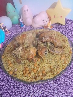 صورة لوصفة أرز بالحمص