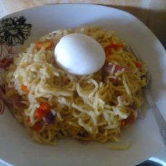 A picture of Noodles and Egg.