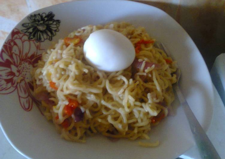 Noodles and Egg