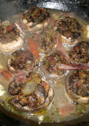 Una foto de Hongos Rellenos