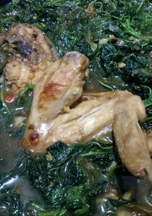 Foto resep Ayam Sayur Bayam