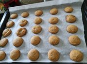 A picture of coffee biscuits