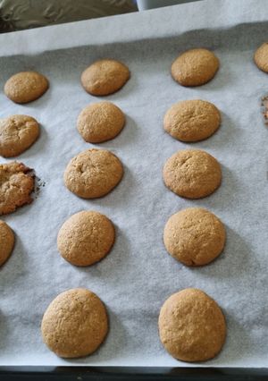 A picture of Coffee coconut biscuit (non keto).