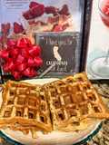 Bánh waffle mè