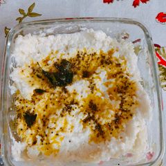 Curd Cauliflower rice A picture of Curd Cauliflower rice.