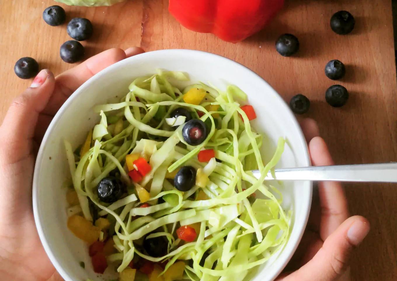 Cabbage salad with Peppers