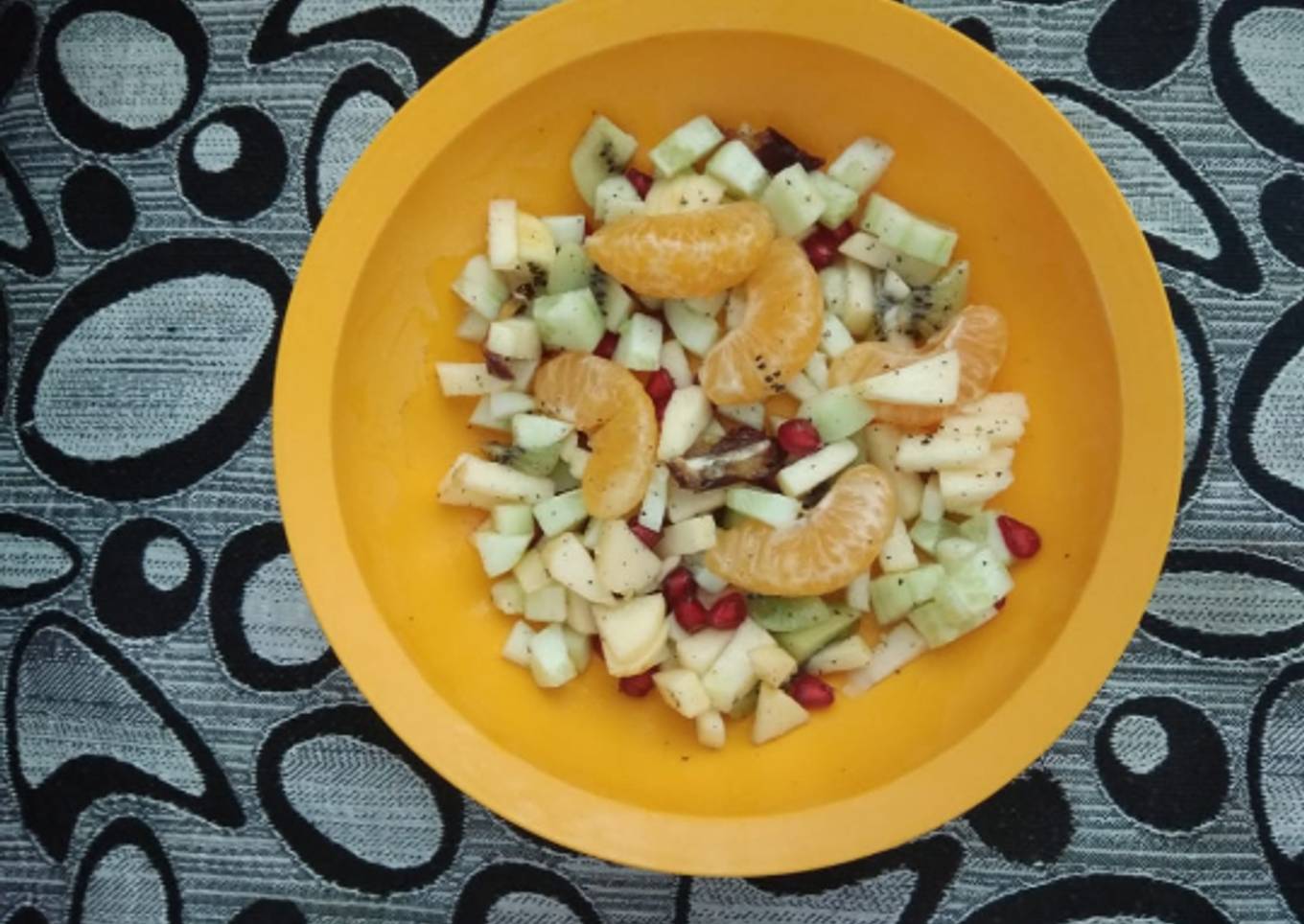 Mixed fruit and Cucumber salad