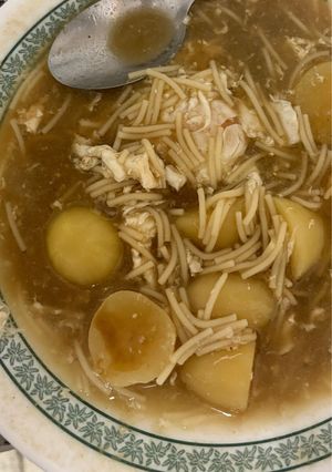 Una foto de Sopa de papas