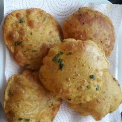 A picture of Masala Poori#Breakfast Contest.