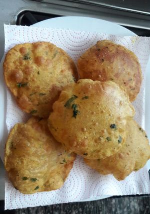 A picture of Masala Poori#Breakfast Contest.