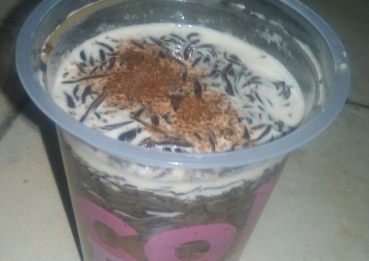 urutan Menyiapkan Cappucino cincau spesial ramadhan🙌 yang Sempurna