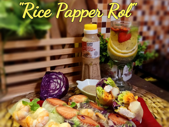 Resep Rice Papper Roll yang Bisa Manjain Lidah