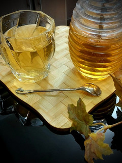 عکسی از دستور چای سبز با عسل