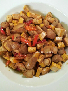Foto resep Tumis tahu+jamur kancing