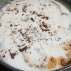 A picture of Potato raita.