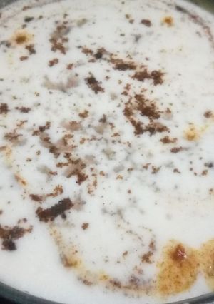 A picture of Potato raita.