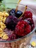 Pudim de Chia com Frutas Vermelhas