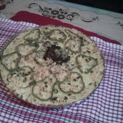 A picture of Potato cheesey pie.