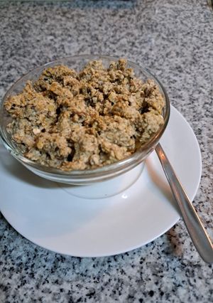 Una foto de Crumble de manzanas/peras 🍎🍐