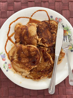 Una foto de Tortitas de plátano