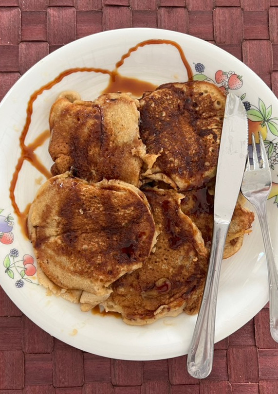 Una foto de Tortitas de plátano