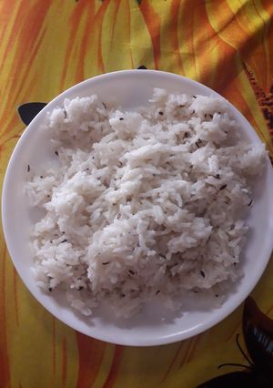 A picture of Jeera rice.