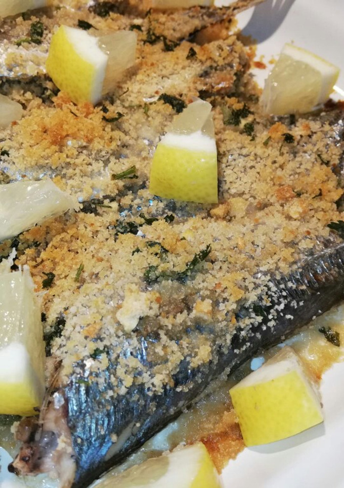 Una foto de Xureliños o txitxarros aromatizados al horno