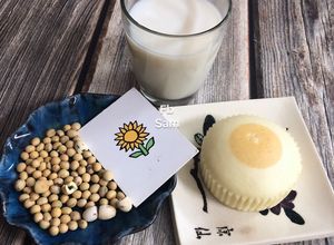 Hình của món Sữa đậu nành hạt sen.