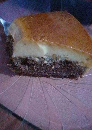 Una foto de Chocoflan😍🍮