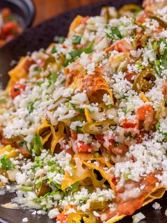 A picture of Mexican Nachos.