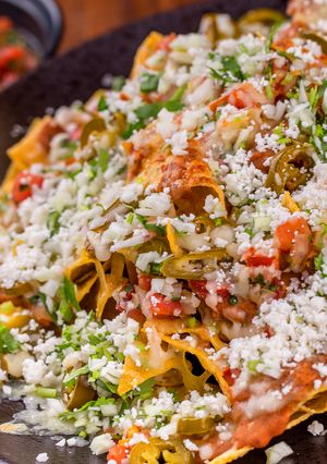 A picture of Mexican Nachos.
