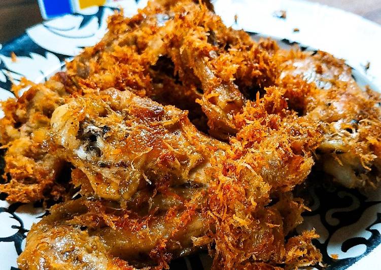 Cara Gampang Membuat Ayam goreng kelapa Anti Gagal